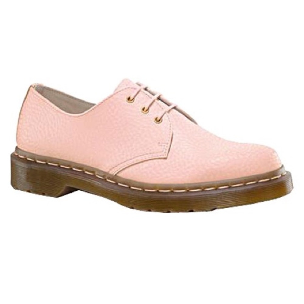 Dr. Martens Pink Leather Flats